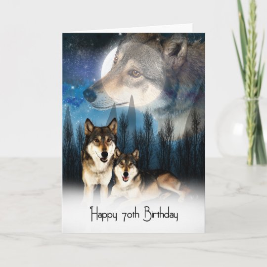 Carte D Anniversaire Indienne De Loup De Style Zazzle Fr