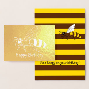 Cartes De Vœux Abeille Drole Zazzle Fr