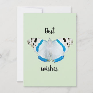 carte d'anniversaire inversée papillon