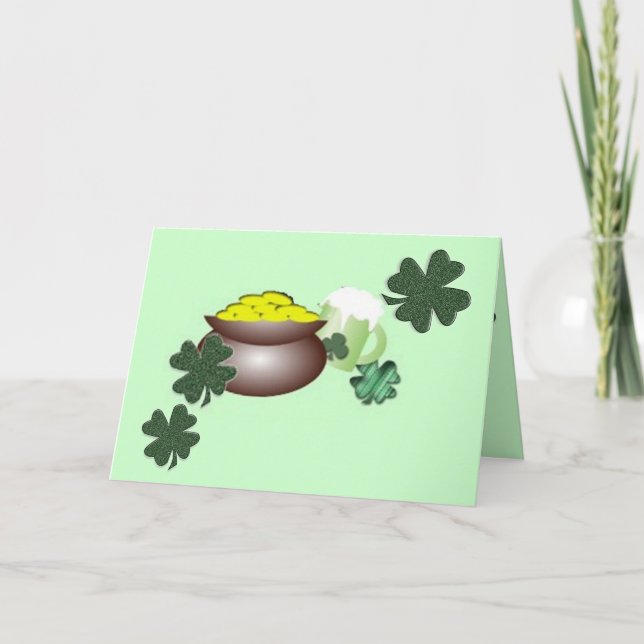 Carte d'anniversaire irlandaise (Devant)