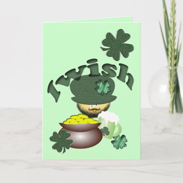 Carte d'anniversaire irlandaise (Devant)