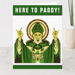 Carte d'anniversaire irlandaise drôle