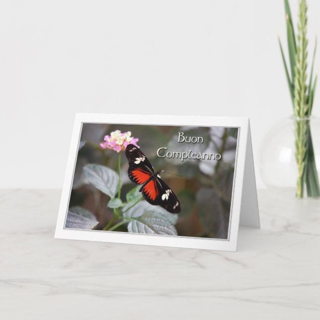 Carte d'anniversaire italienne (Devant)