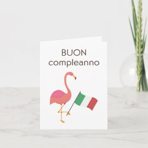 Carte d'anniversaire italienne - Buon compleanno