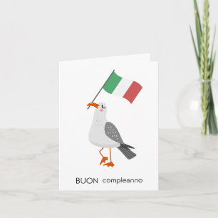 Carte d'anniversaire italienne - Buon compleanno