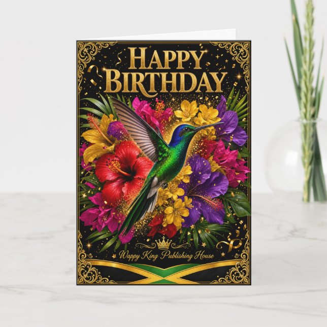 Carte d'anniversaire Jamaica Soul  (Devant)