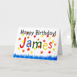 Carte d'anniversaire "James"
