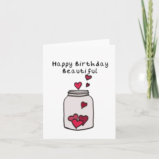 Carte d'anniversaire Jar of Heart (Devant)