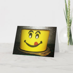 Carte d'anniversaire "Jaune"