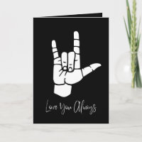Carte d'anniversaire « Je t'aime toujours »