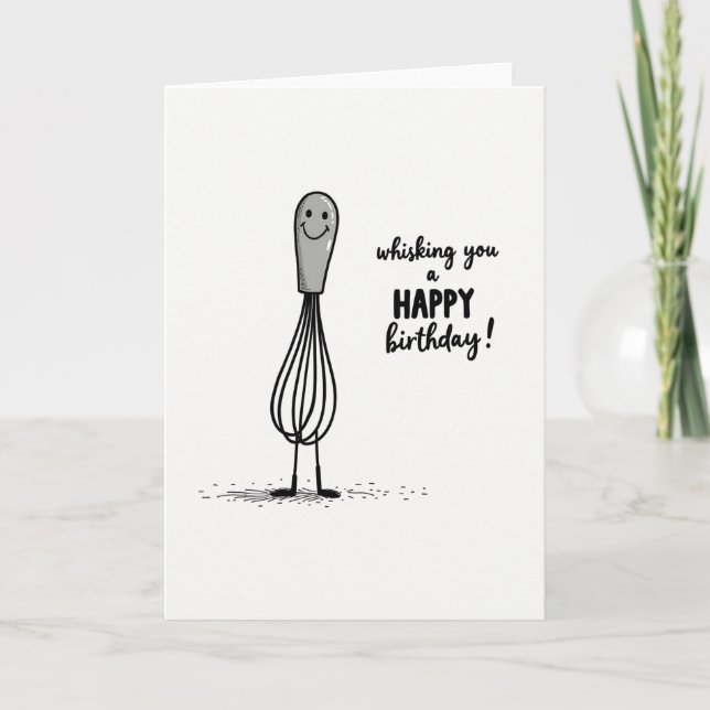 Carte d'anniversaire Joyeuse Cuillère (Devant)