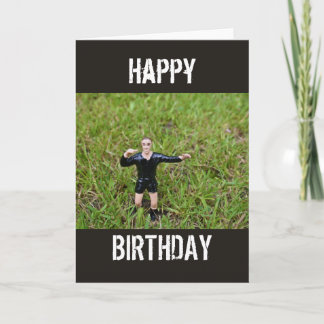 Carte d'anniversaire joyeuse de l'arbitre