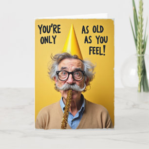 Carte d'anniversaire joyeuse et intemporelle