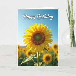 Carte d'anniversaire Joyeuse Floraison
