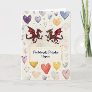 Carte d'anniversaire joyeuse galloise