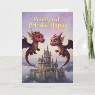 Carte d'anniversaire joyeuse galloise