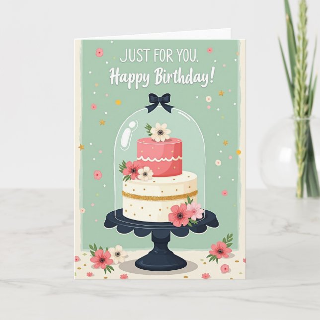 Carte d'anniversaire Joyeuse Menthe (Devant)