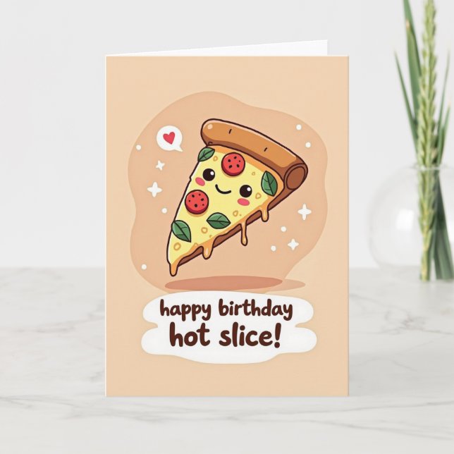 Carte d'anniversaire Joyeuse Tranche (Devant)