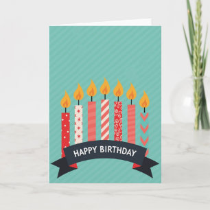 Carte d'anniversaire Joyeuses Lumières