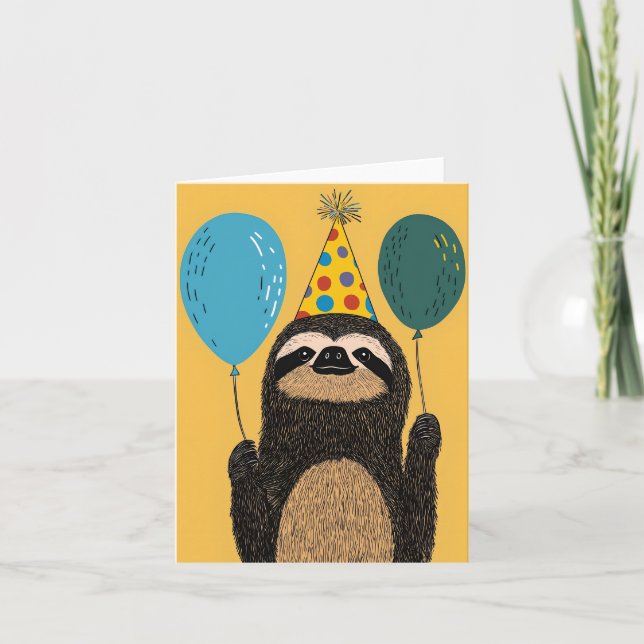 Carte d'anniversaire joyeux (Devant)