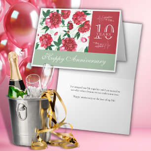 Carte d'anniversaire joyeux à la patchwork florale