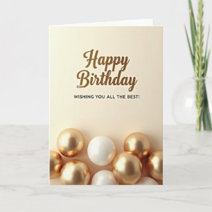 Carte d'anniversaire Joyeux Anniversaire Paillette