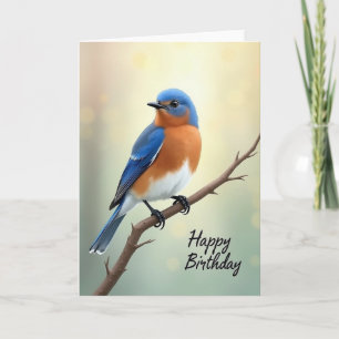 Carte d'anniversaire Joyeux Bokeh