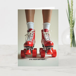 Carte d'anniversaire Joyful Skates