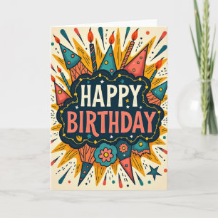 Carte d'anniversaire jubilatoire