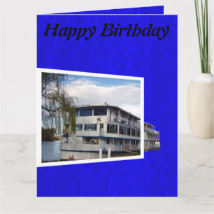 Carte d'anniversaire Jumbo Paddle Steamer,