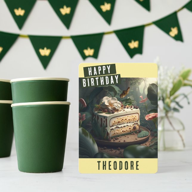 Carte d'anniversaire Jungle (Créateur téléchargé)