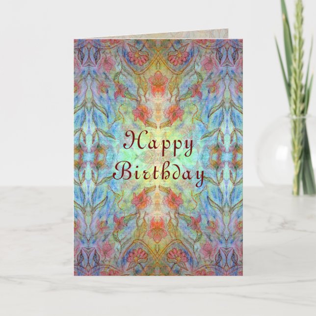 Carte d'anniversaire Kaleidoscope (Devant)