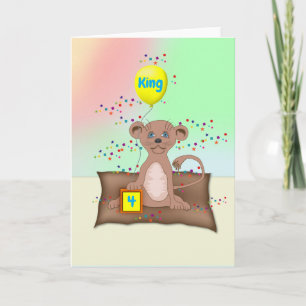 Carte d'anniversaire King Cub
