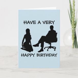 CARTE D'ANNIVERSAIRE KINKY POUR SOUMETTRE SA FEMME