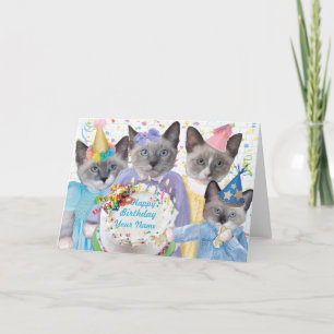 Carte d'anniversaire Kittens