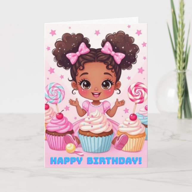 Carte d'anniversaire la plus adorable (Devant)