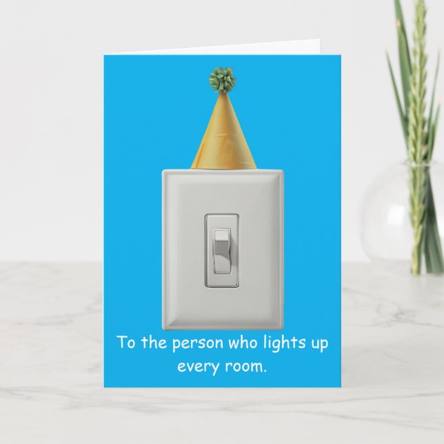 Carte d'anniversaire la plus brillante (Devant)