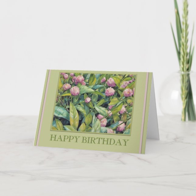 Carte d'anniversaire la plus heureuse de Pretty Cl (Devant)