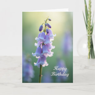 Carte d'anniversaire Lavande Bells