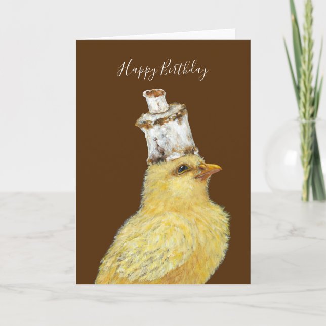 Carte d'anniversaire Leo Marshmallow Peep (Devant)