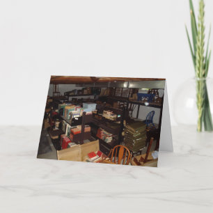 Carte d'anniversaire "Library Chruch Basement #2"