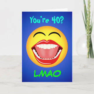 Carte d'anniversaire LMAO personnalisable