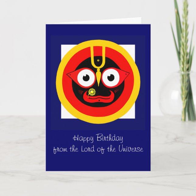 Carte d'anniversaire Lord of the Universe (Devant)