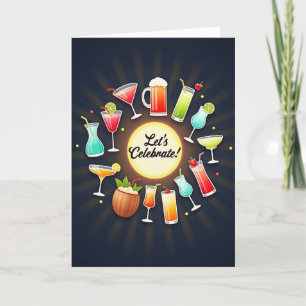 Carte d'anniversaire Lumineuse pour Fête