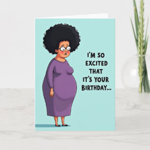 Carte d'anniversaire Lunettes Afro Spirituelle