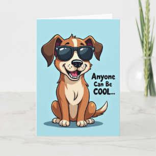 Carte d'anniversaire Lunettes de Chien Joyeux