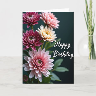 Carte d'anniversaire Lush Bloom