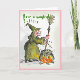 Carte d'anniversaire magique