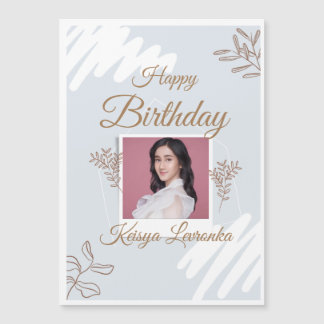 Carte d'anniversaire magnétique