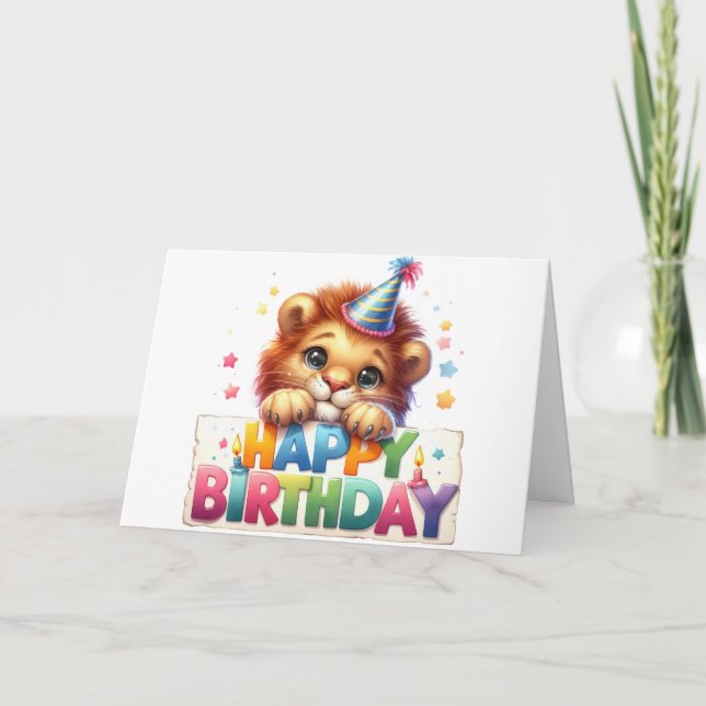 Carte d'anniversaire magnifique (Devant)